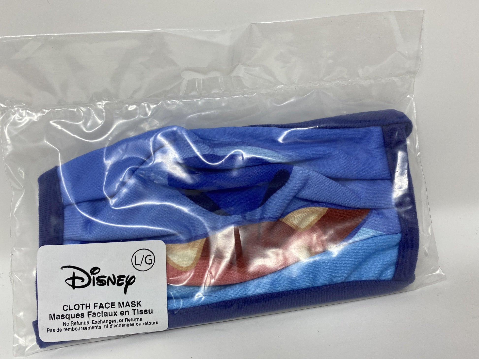 Disney Stitch Cloth Face Mask - World of Treasures