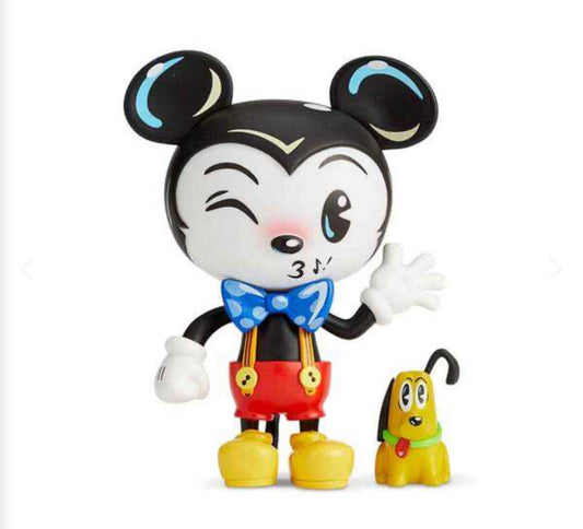 Disney Showcase Miss Mindy Mickey and Pluto Vinyl Figurine