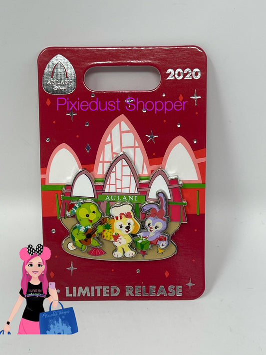 Disney Aulani Exclusive Olu, Gelato, and Stella Lou Limited Release Pin - World of Treasures