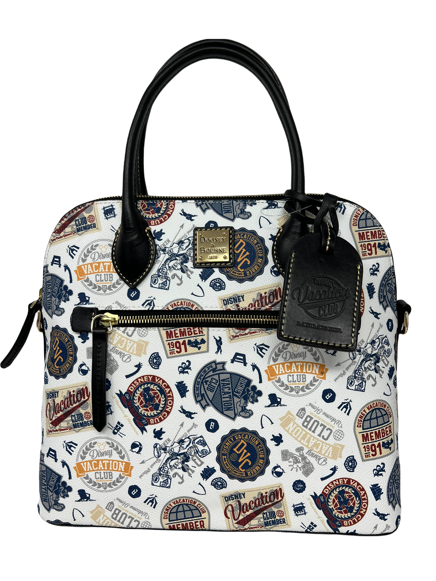 Disney Vacation Club DVC Mickey Dooney & Bourke Satchel Crossbody Purse