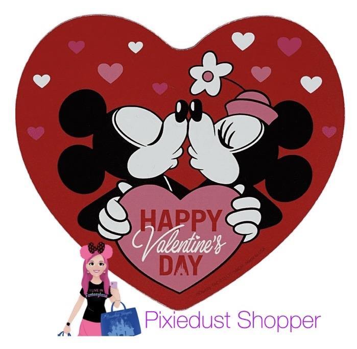 Disney Happy Valentine’s Day Mickey and Minnie Heart Magnet - World of Treasures