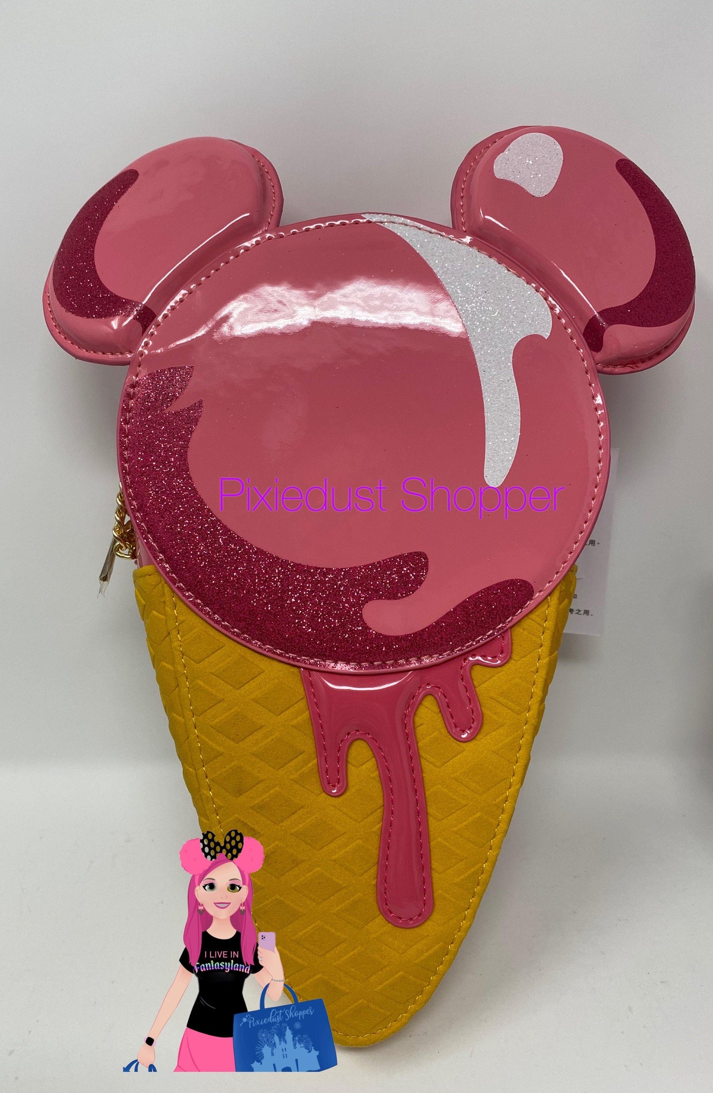 Disney Epcot Italy World Showcase I Love Gelato Mickey Purse - World of Treasures