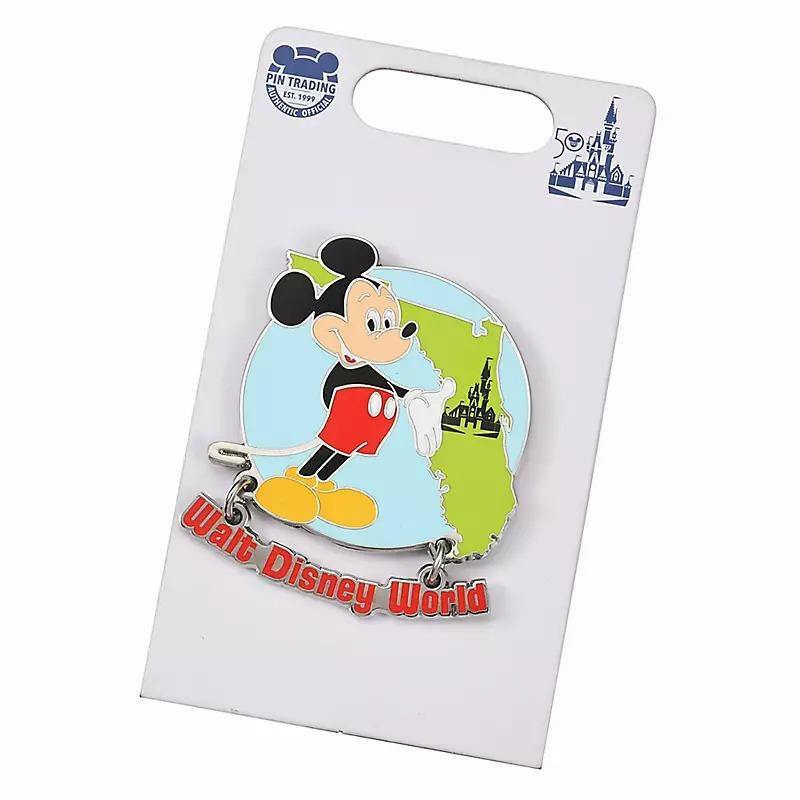 Walt Disney World 50th Anniversary Mickey Florida Pin - World of Treasures