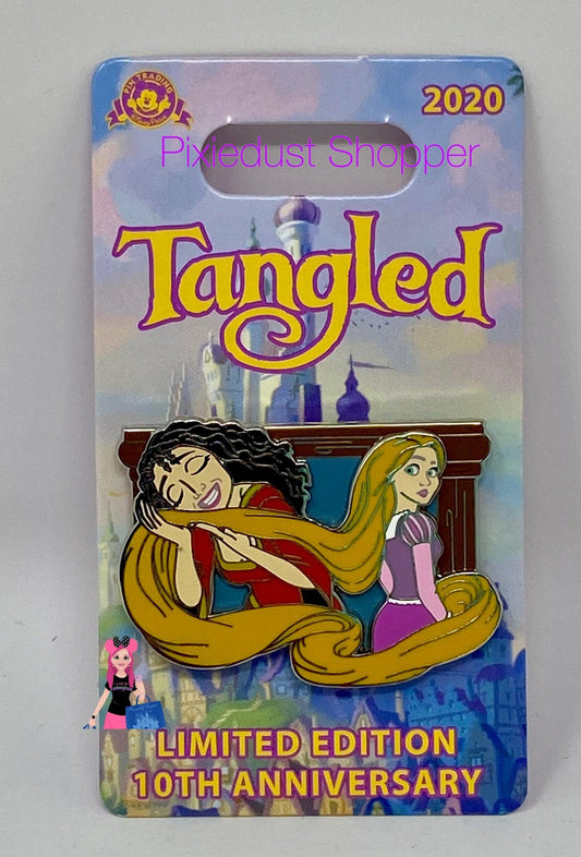 Disney Tangled 10th Anniversary Mother Gothel & Rapunzel Pin-Limited Edition - World of Treasures