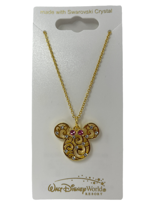 Minnie Filigree Necklace by Arribas Brothers x Disney