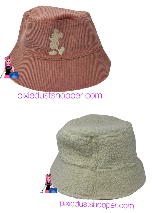 Disney Mickey Reversible Corduroy and Sherpa Bucket Hat
