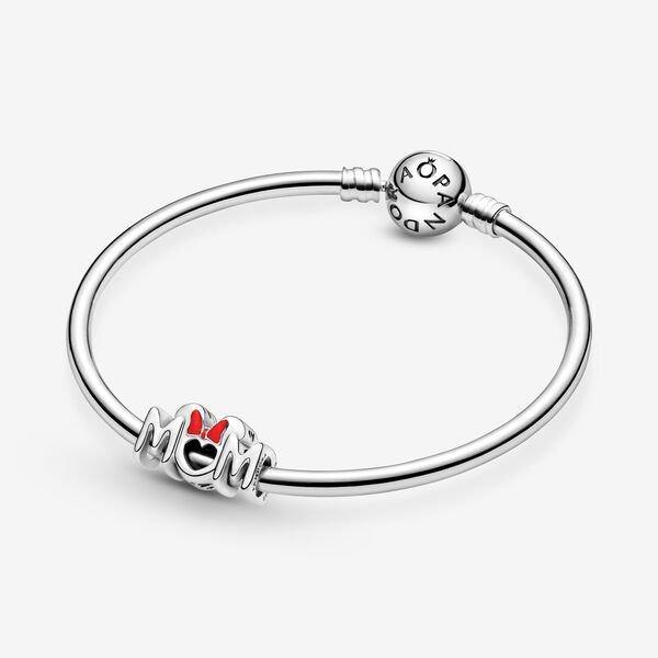 Disney Minnie Mom Bow Pandora Slider Bead Charm - World of Treasures