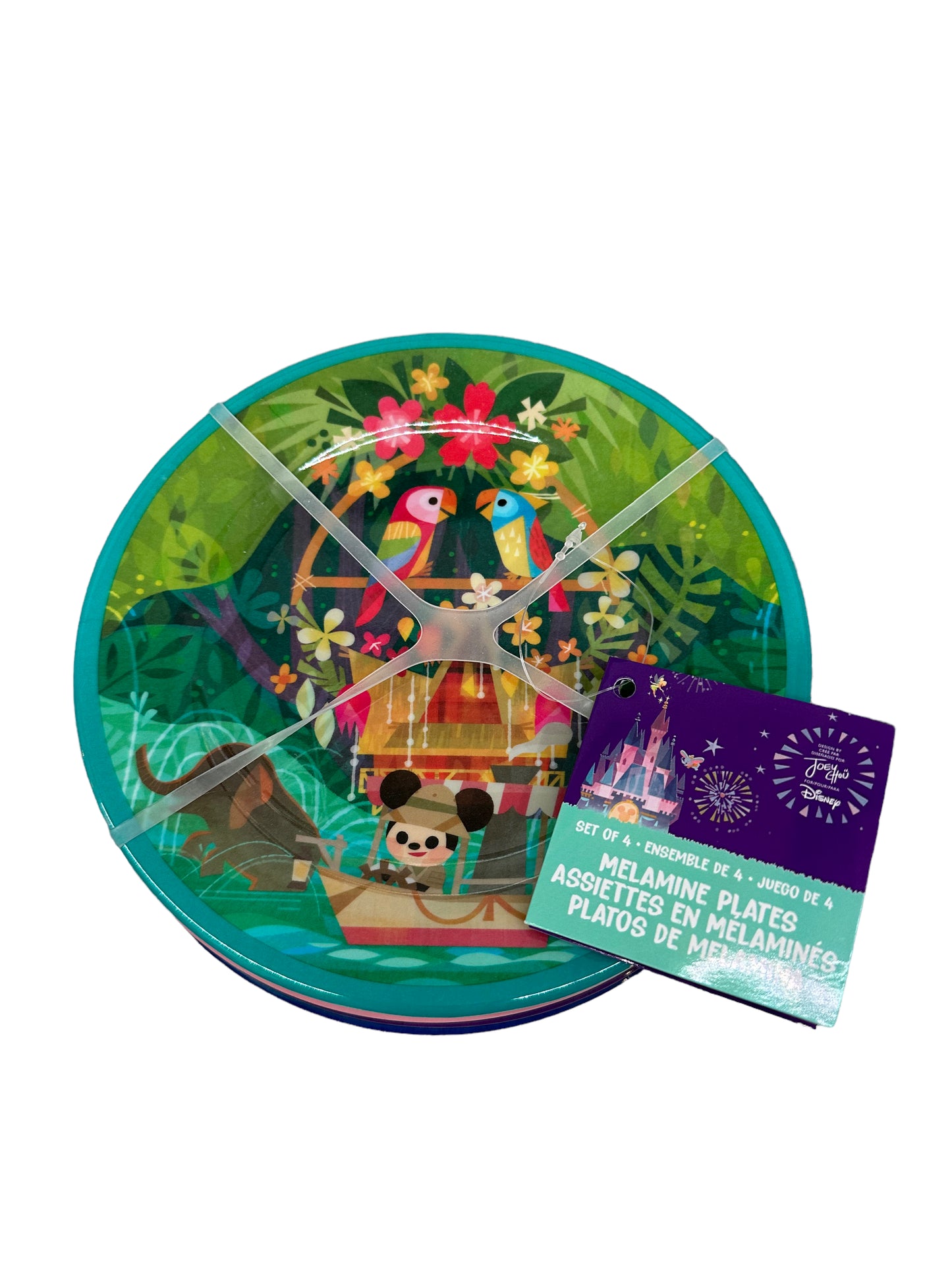 Disney Parks Joey Chou Melamine Plate Set