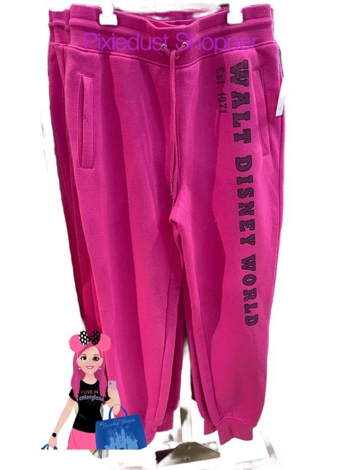 Walt Disney World Jogger Pants for Women – Pink - World of Treasures