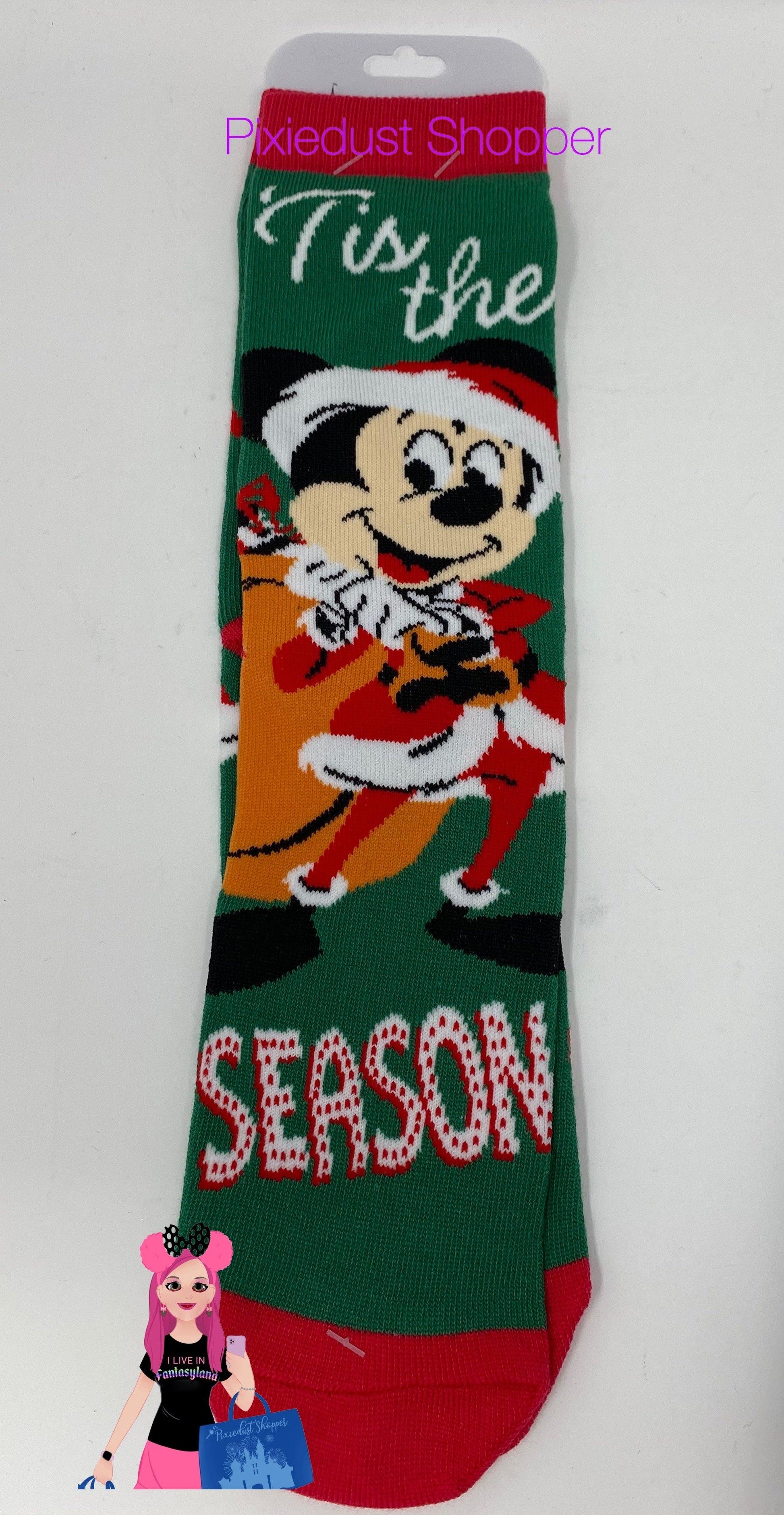 Disney Mickey Mouse Holiday Socks for Adults - World of Treasures