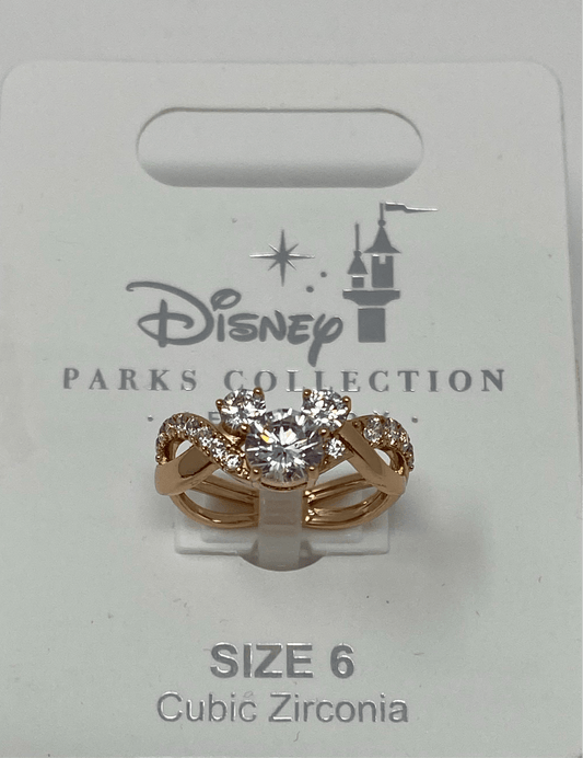 Disney Parks Rose Gold Mickey Women’s Ring - World of Treasures