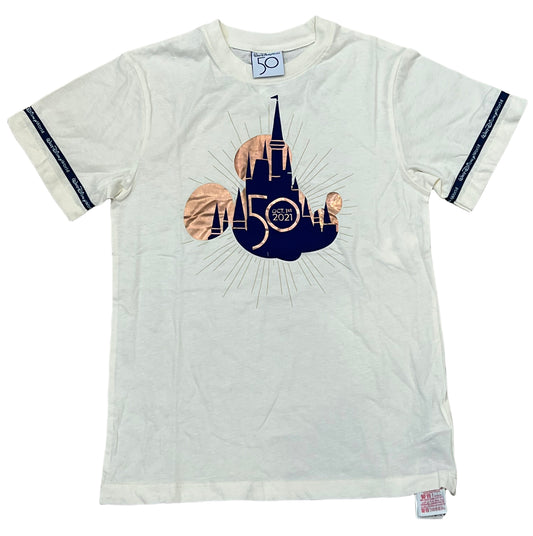 Walt Disney World 50th Anniversary Mickey Castle October 1st Kids Shirt