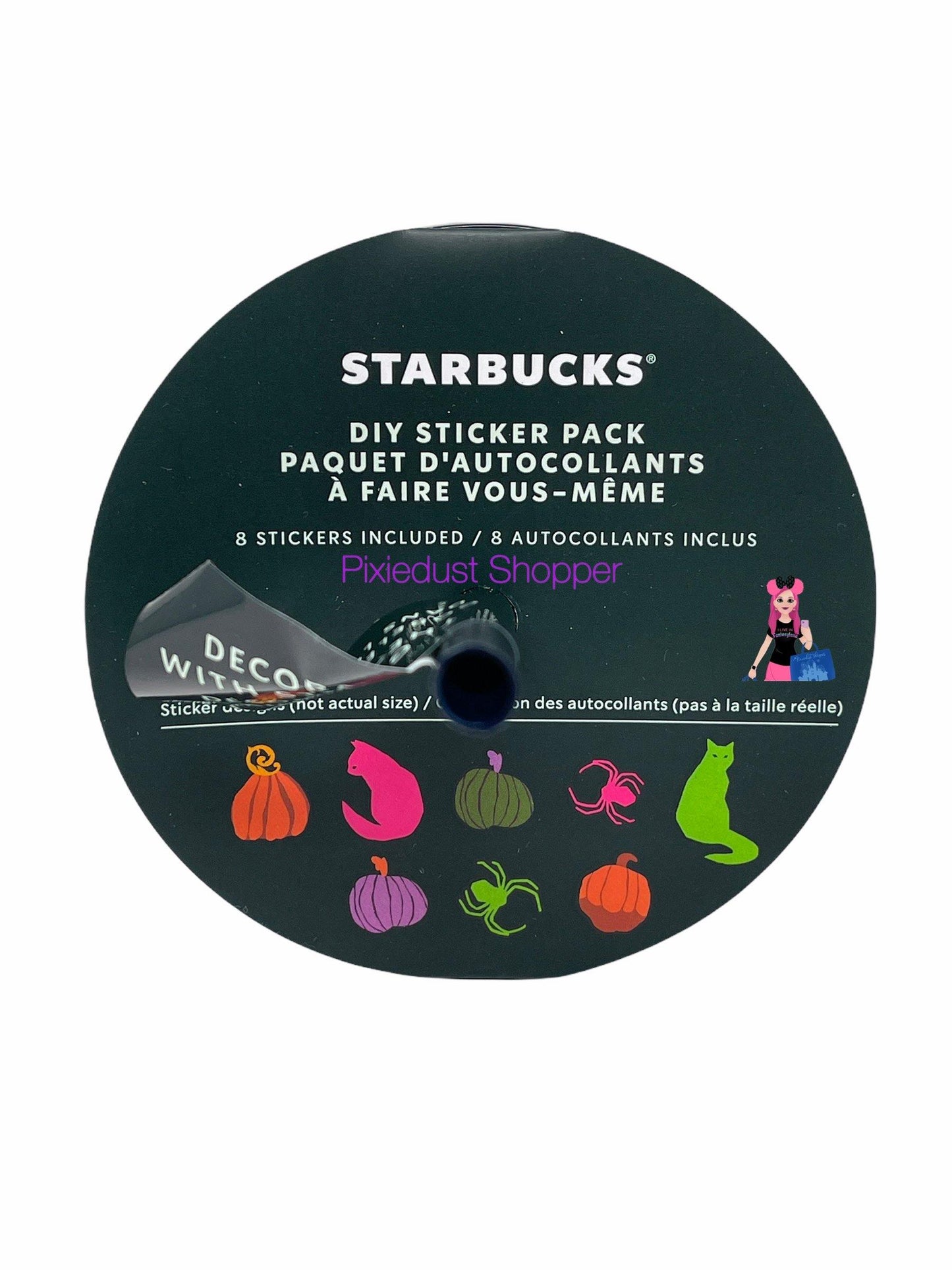 Starbucks Halloween 2021 Release Grande Spiderweb Glow-In-The-Dark DIY Tumbler - World of Treasures