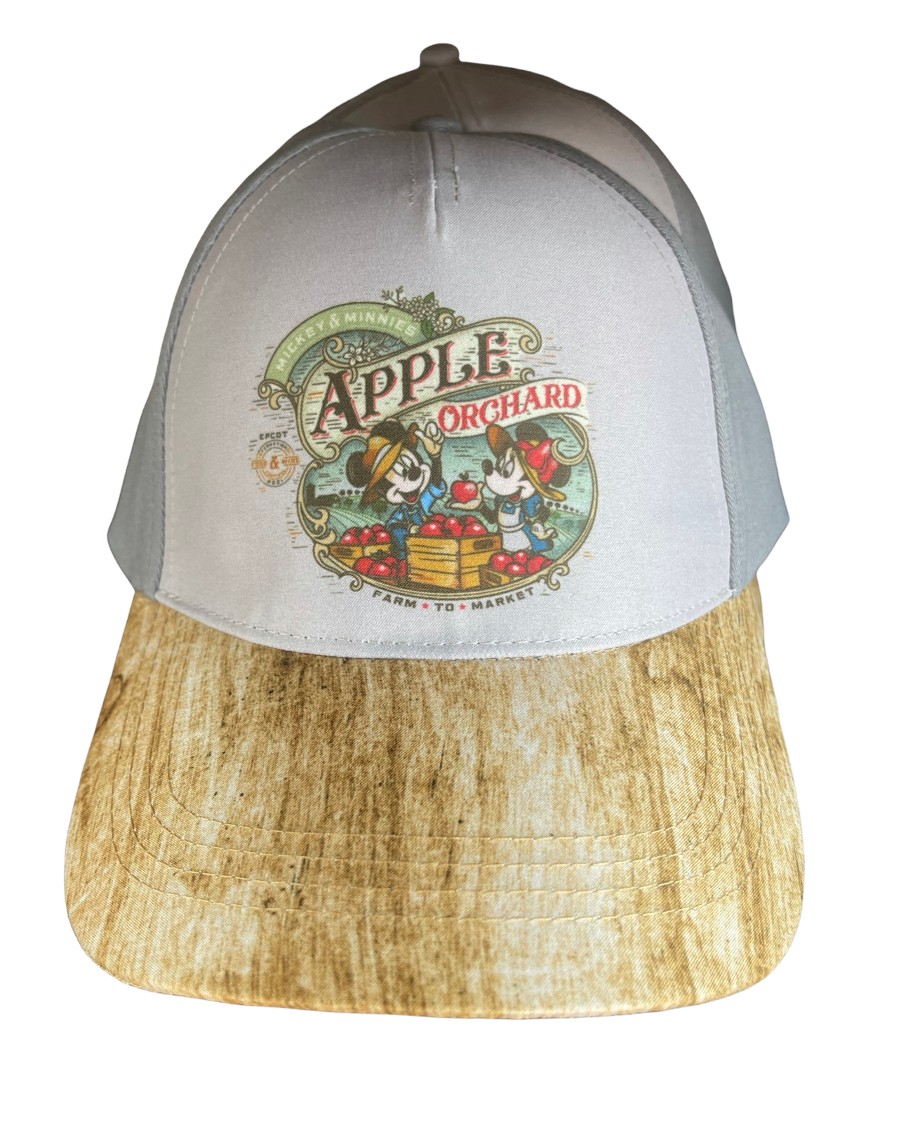 Disney Epcot Food and Wine 2021 Apple Orchard Mickey and Minnie Baseball Hat