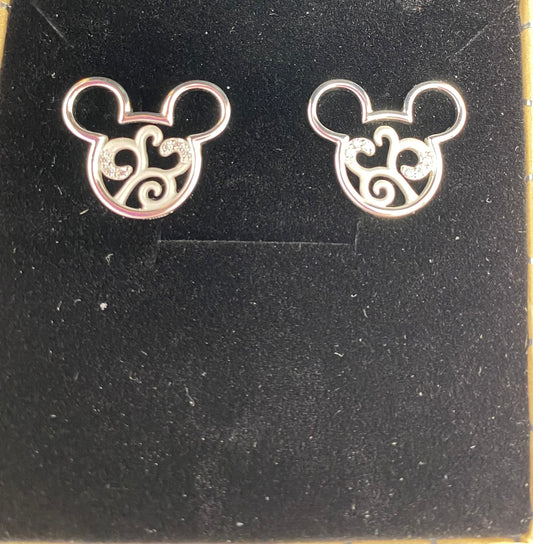 Disney x Rebecca Hook Mickey Swirl Earrings