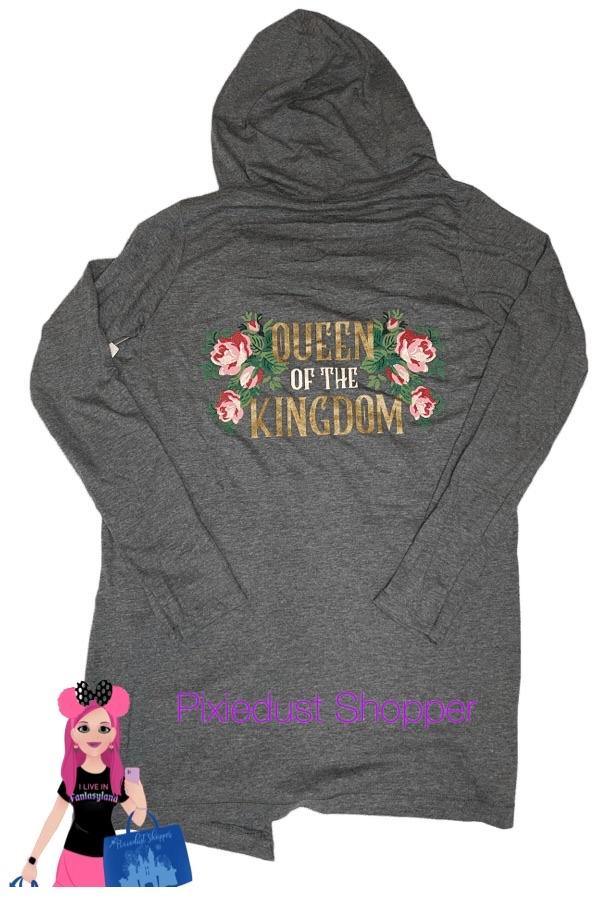 Disney Epcot United Kingdom World Showcase Queen of the Kingdom Cardigan Hoodie - World of Treasures