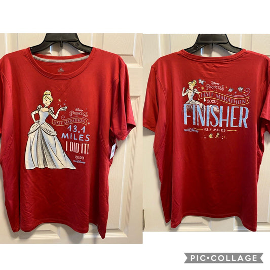 RunDisney 2020 Princess Half Marathon 13.1 Cinderella I Did It Finisher Shirt - World of Treasures