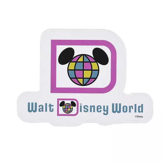 Walt Disney World 50th Anniversary Colorful Logo Sticker - World of Treasures