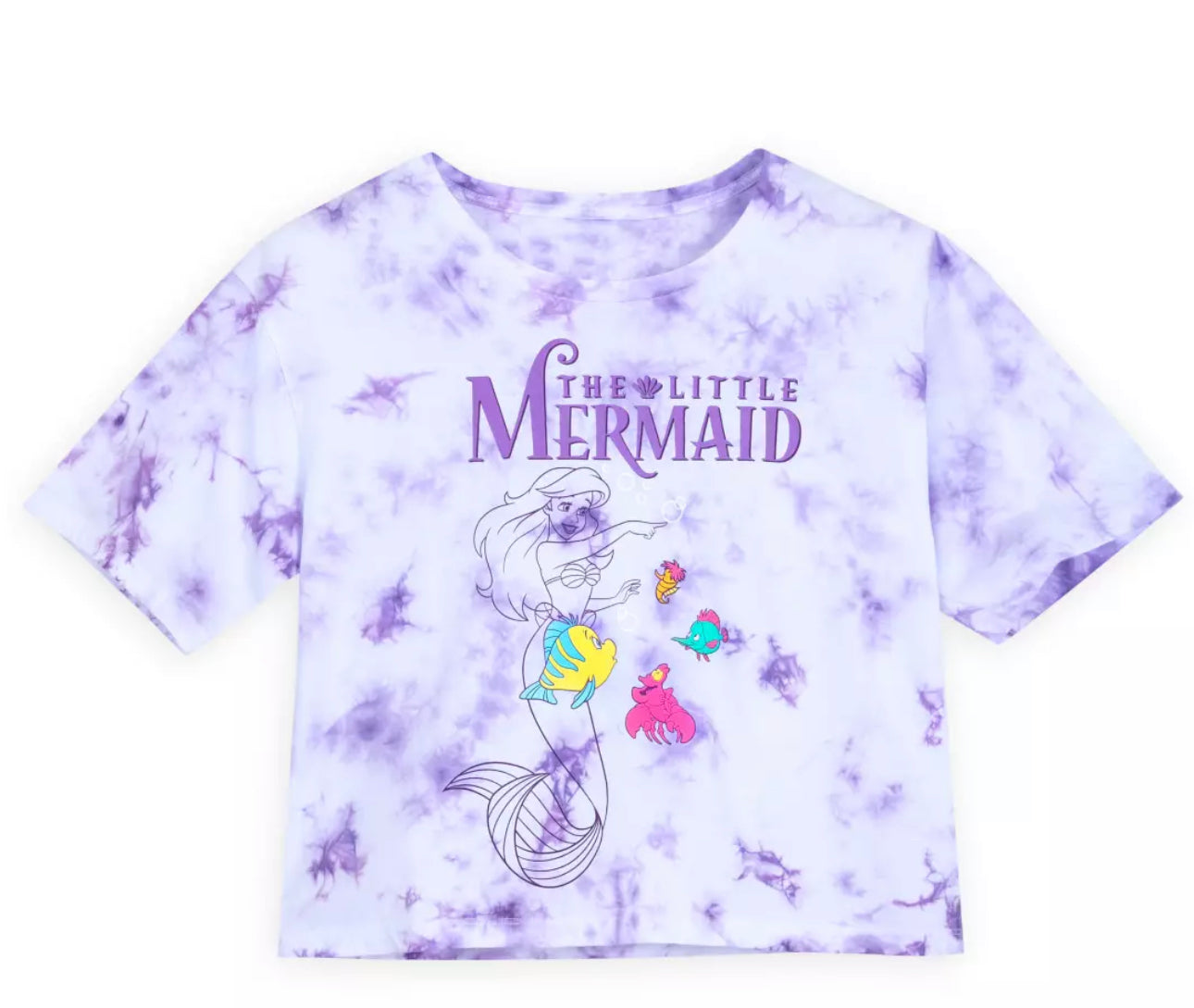 Disney The Little Mermaid Tie Dye Ariel Shirt