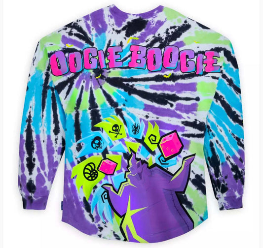 Disney Parks Oogie Boogie Tie Dye Spirit Jersey