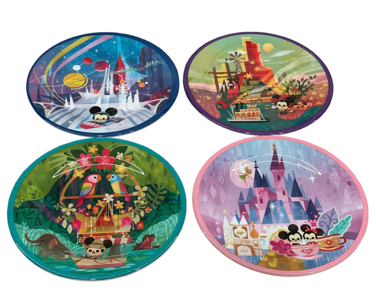 Disney Parks Joey Chou Melamine Plate Set