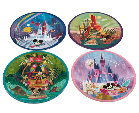 Disney Parks Joey Chou Melamine Plate Set