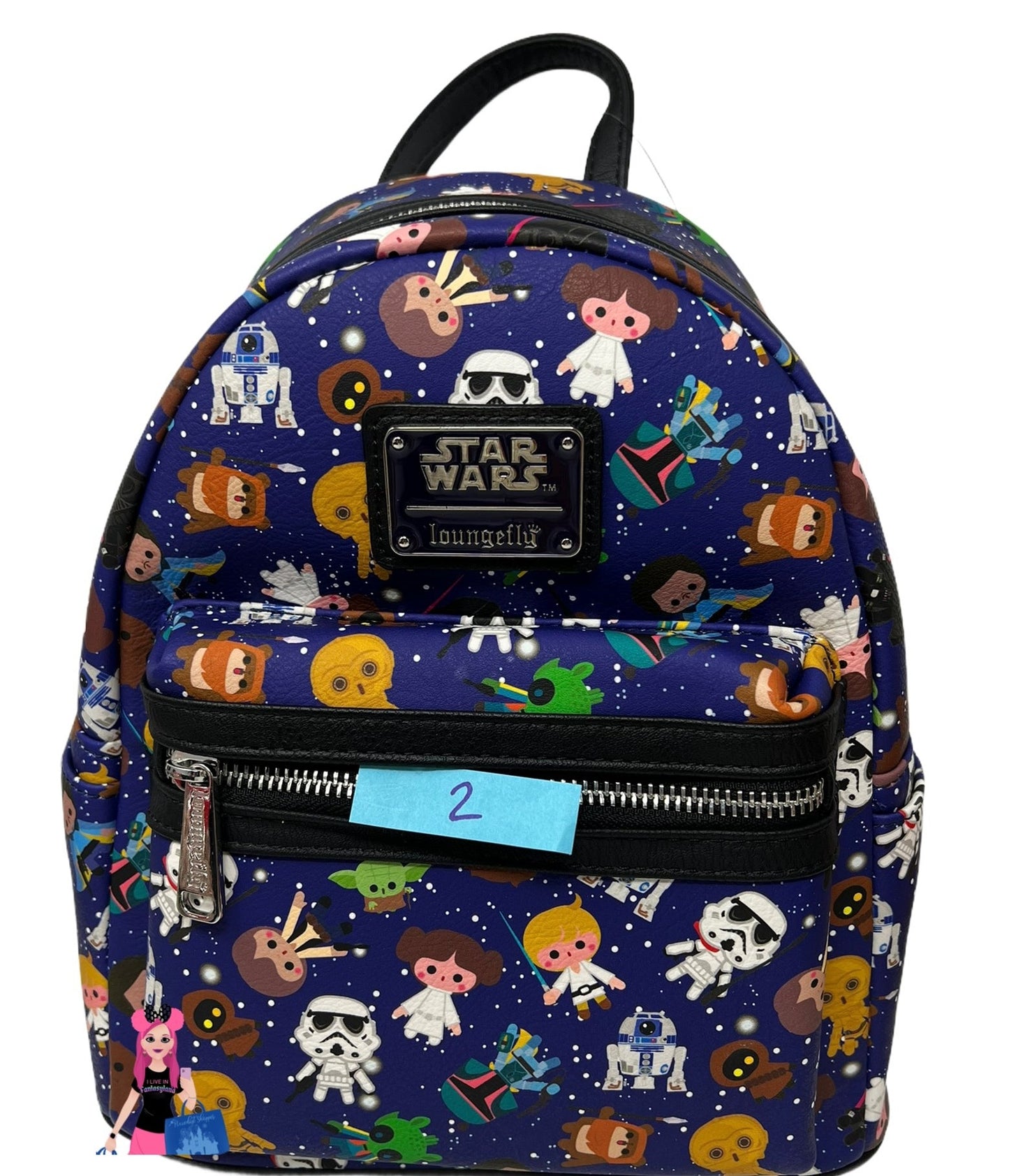 Disney Star Wars Chibi Loungefly Backpack Purse