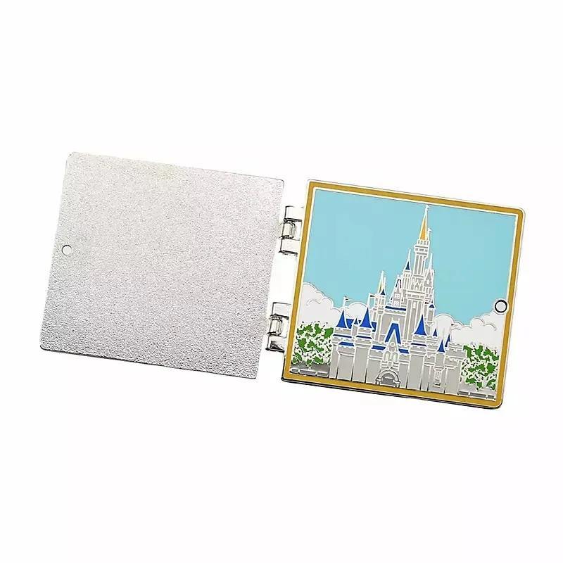 Walt Disney World 50th Anniversary Mickey Castle Hinged Pin - World of Treasures