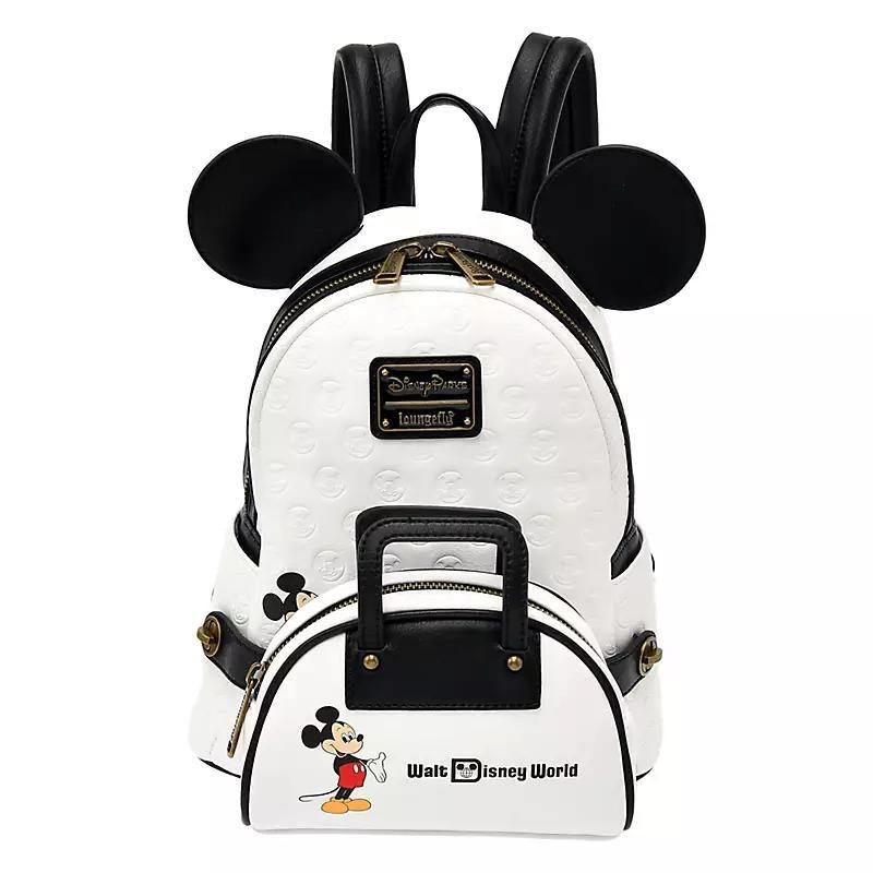 Walt Disney World 50th Anniversary Mickey 3 Way Loungefly Backpack + Fanny - World of Treasures