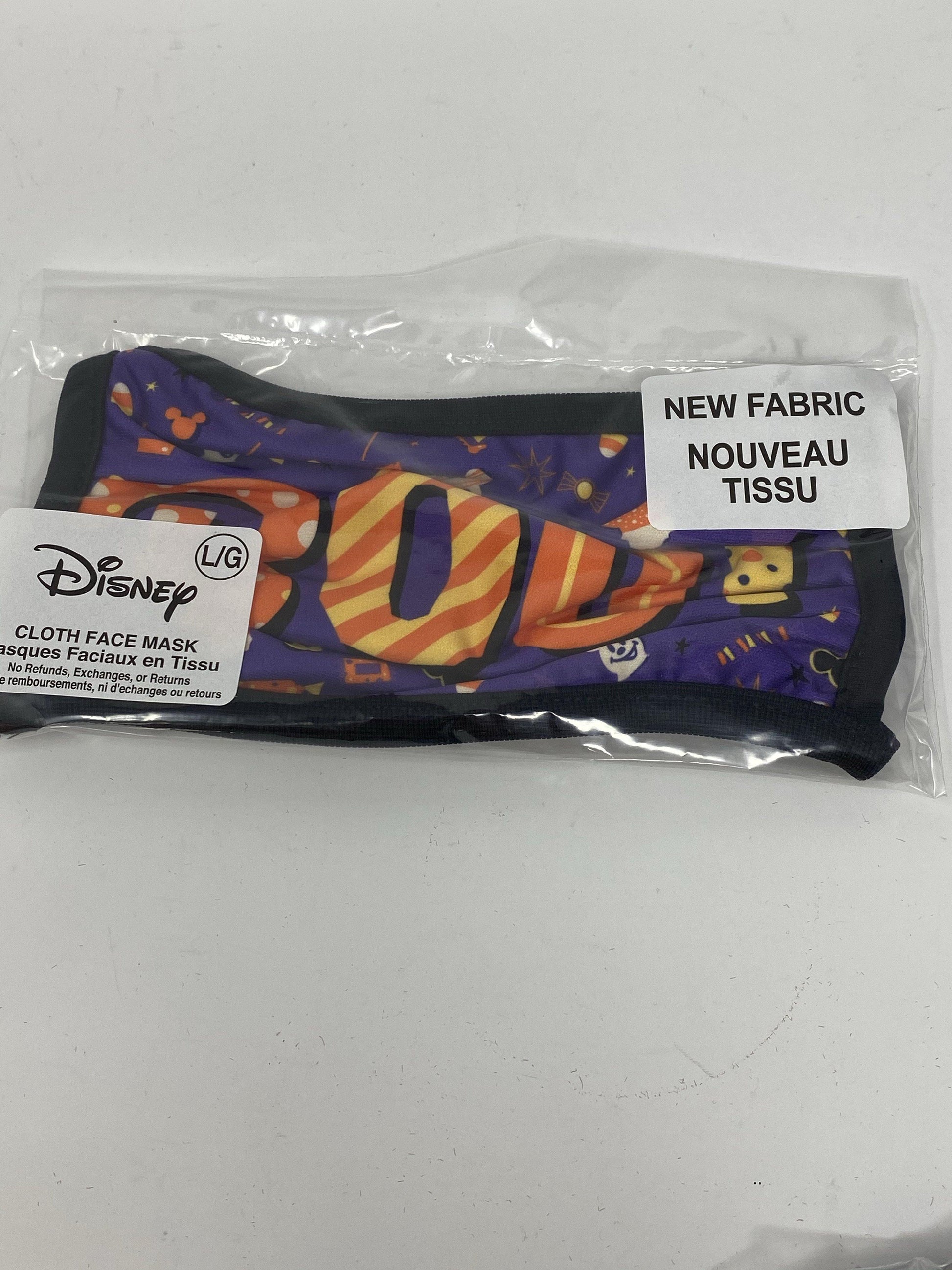 Disney Mickey Snack Halloween BOO Face Mask - World of Treasures