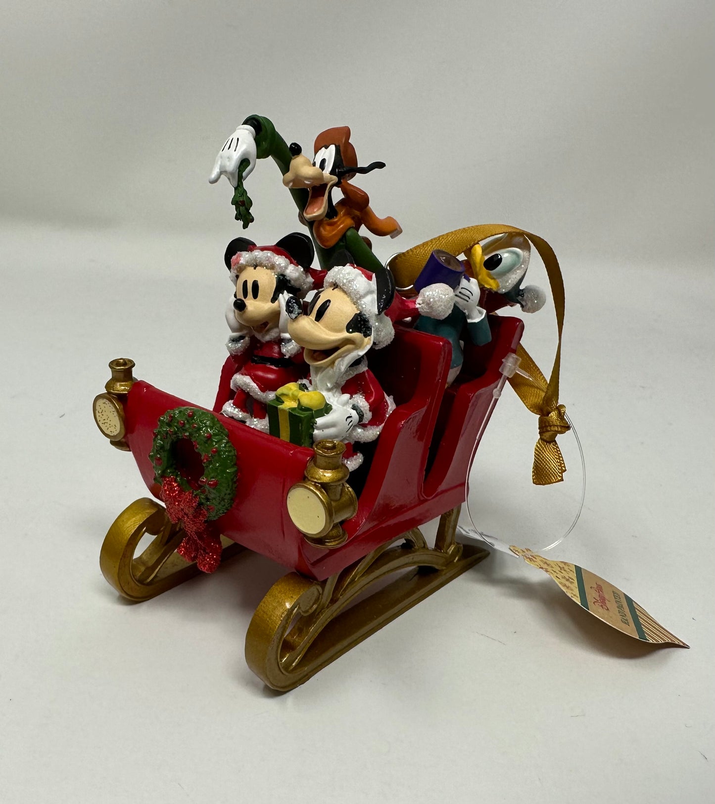 Disney Santa Mickey and Friends in Sleigh Ornament