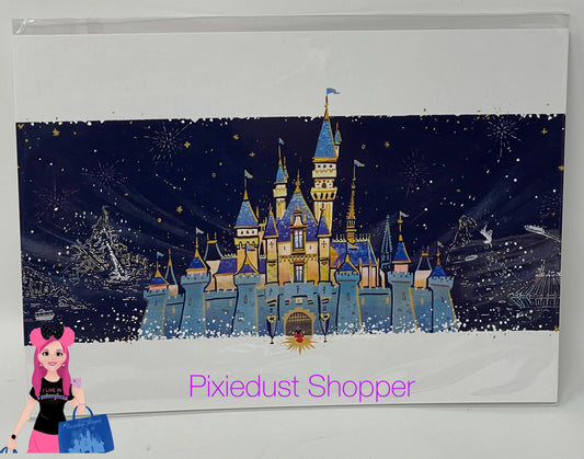 Disney Festival of Arts “Once Upon a Dream” Castle By Josey Tsao 5x7” Postcard - World of Treasures