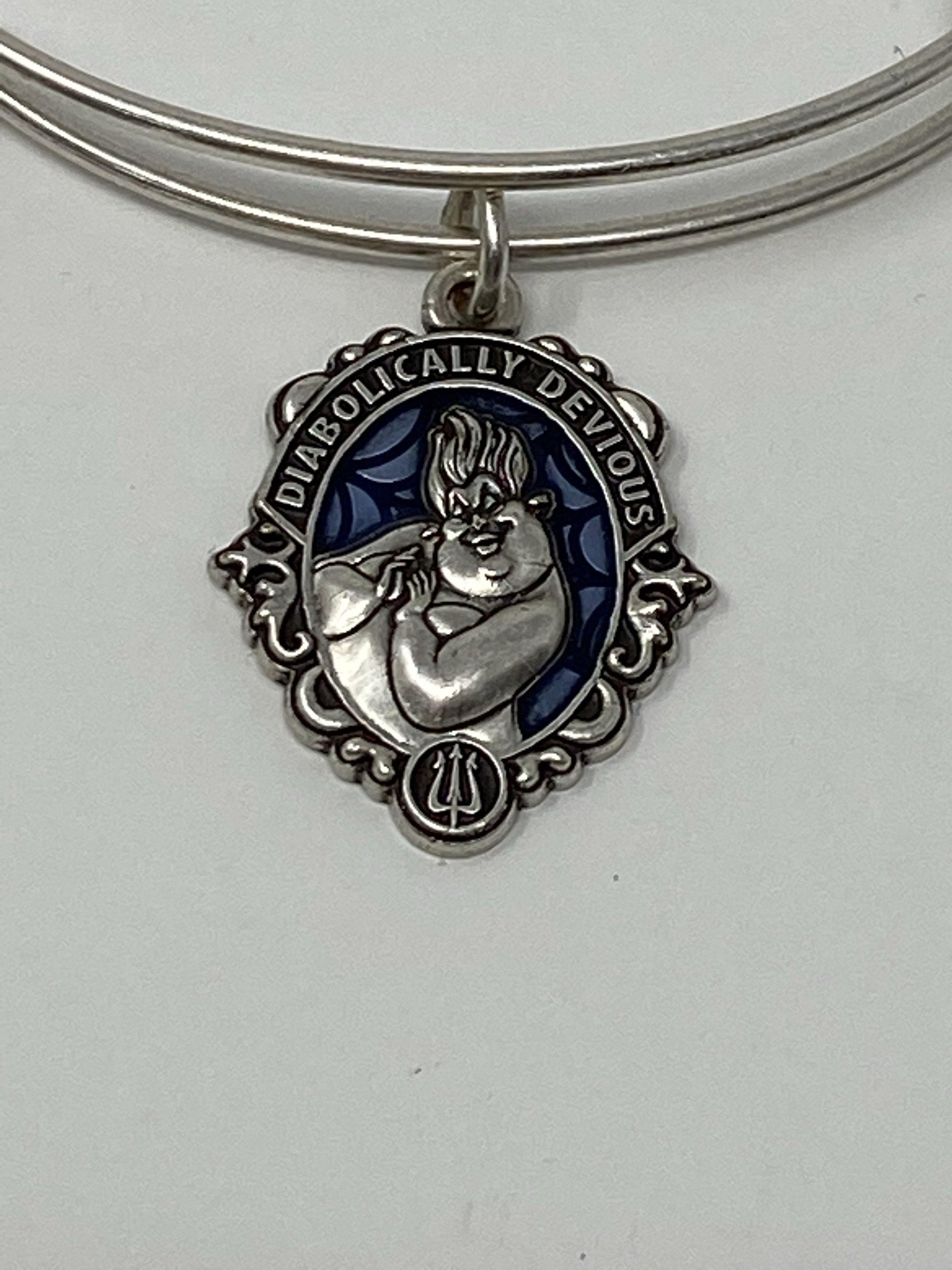 Disney Ursula Diabolically Devious Silver Alex and Ani Bracelet - World of Treasures