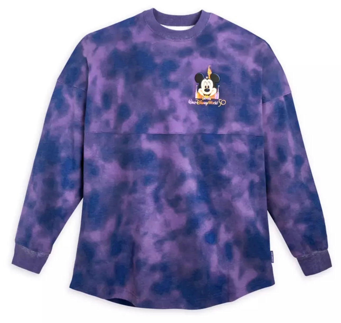 Walt Disney World 50th Anniversary Tie Dye Spirit Jersey BNWT S or M