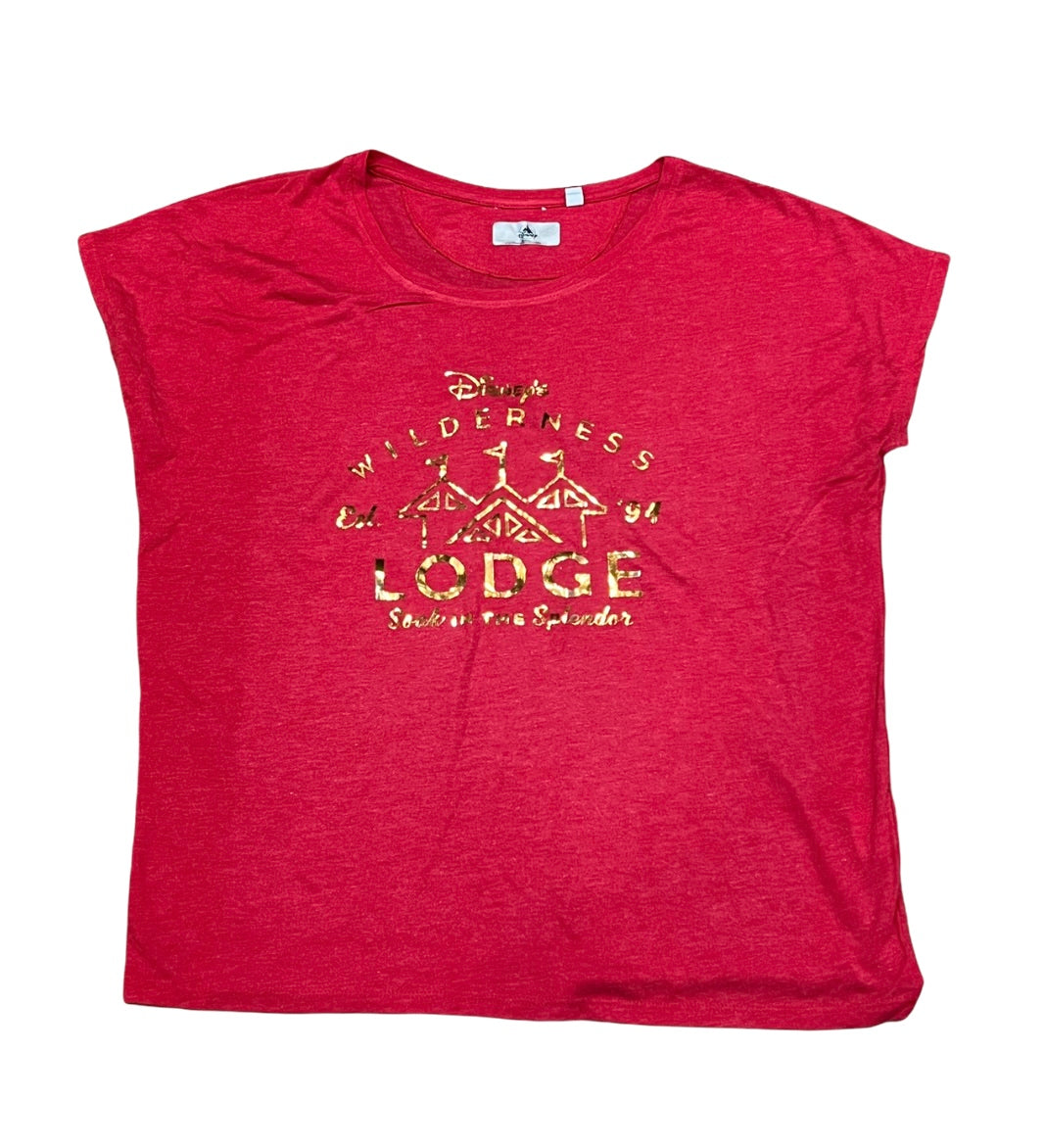 Disney Wilderness Lodge Metallic Ladies Shirt