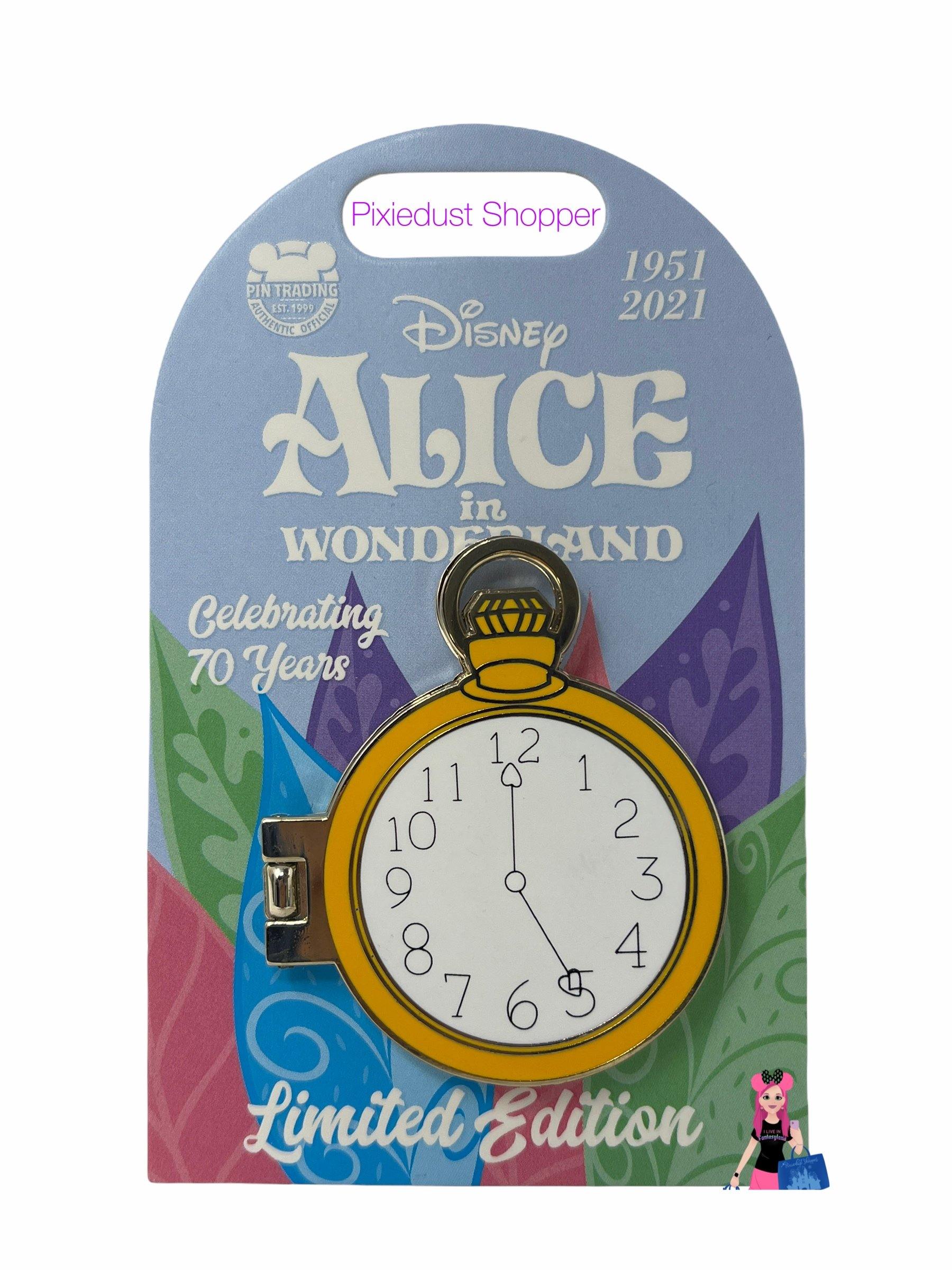 Disney Alice In Wonderland Celebrating 70 Years Cheshire Cat Limited Edition Hinged Pin - World of Treasures