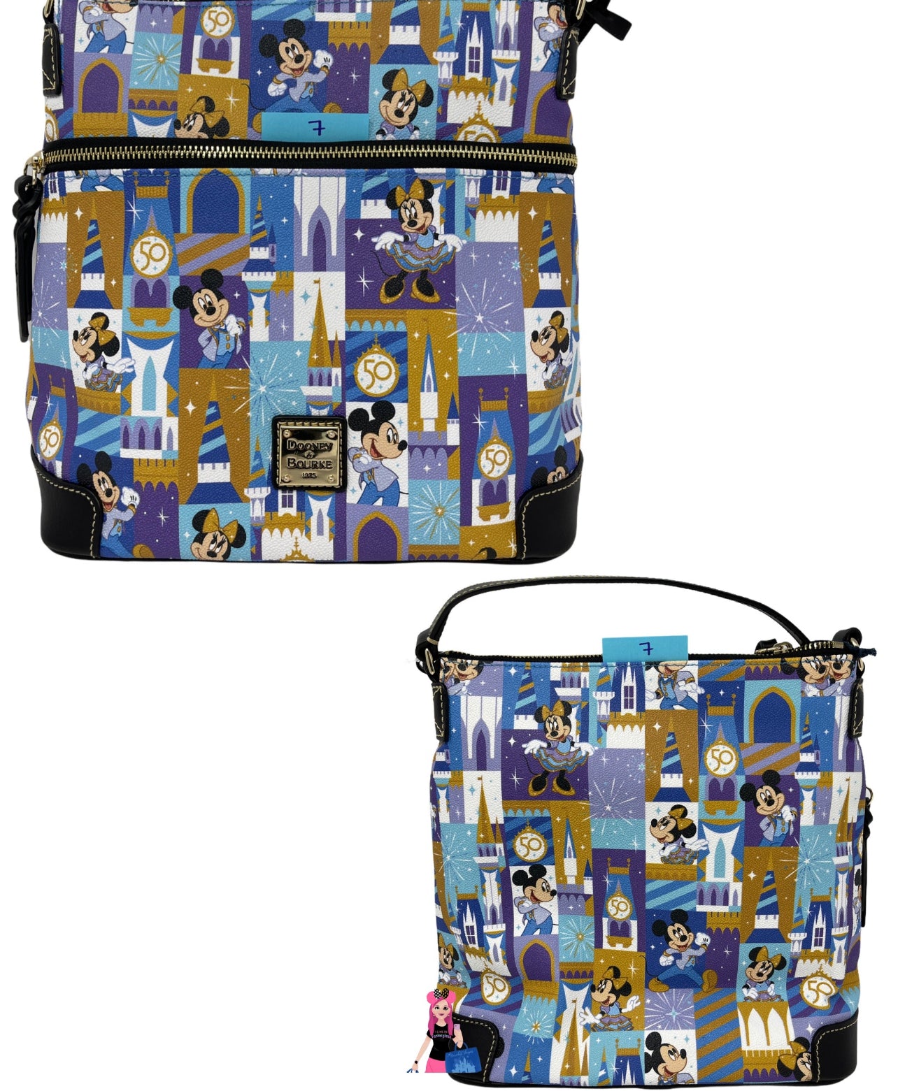 Walt Disney World 50th Anniversary Dooney & Bourke Crossbody Purse