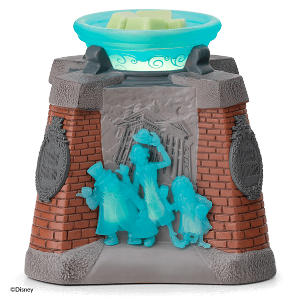 Disney X Scentsy Haunted Mansion Warmer plus Wax Bar