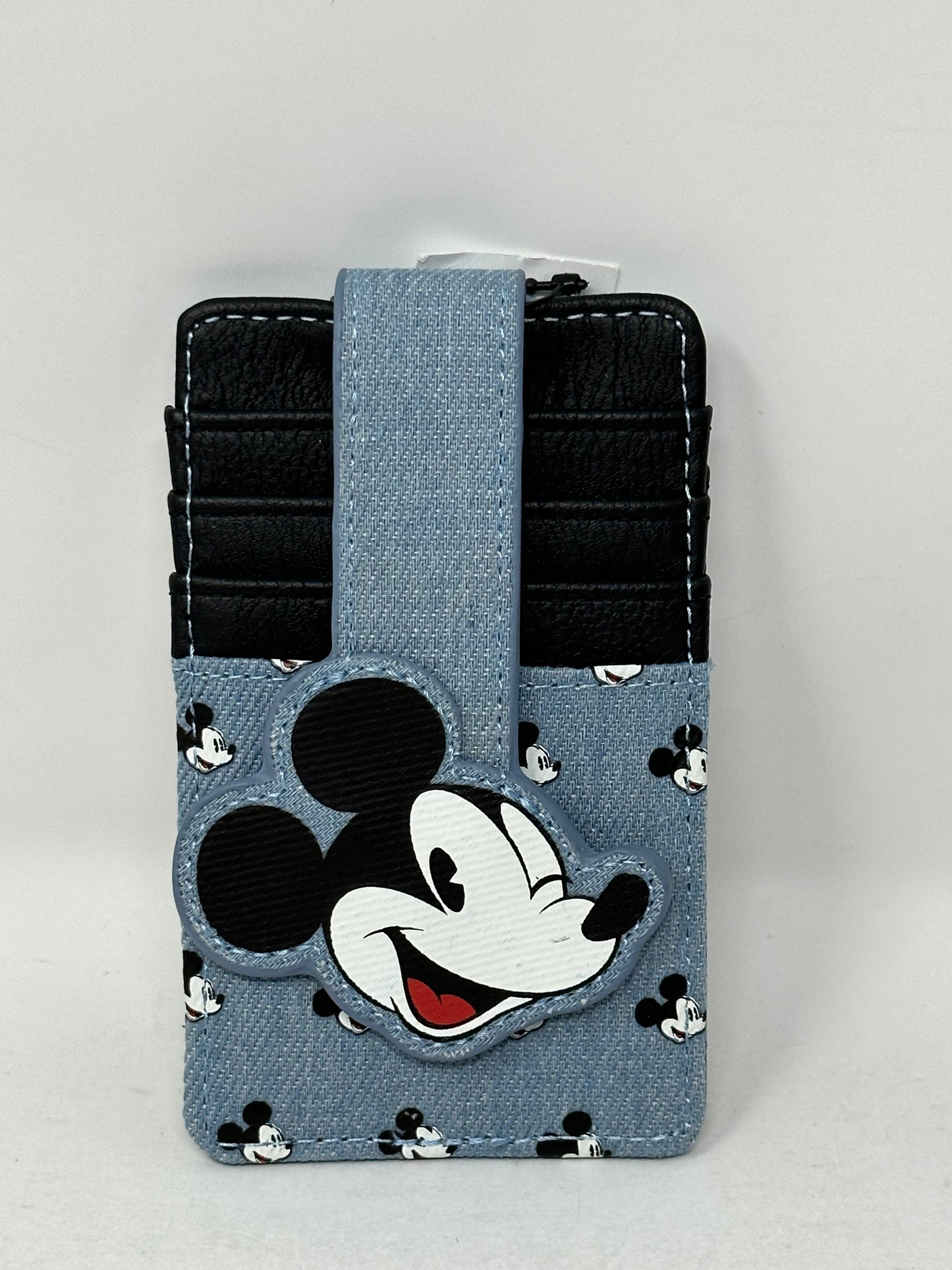 Disney Mickey Denim Credit Card RFID Wallet