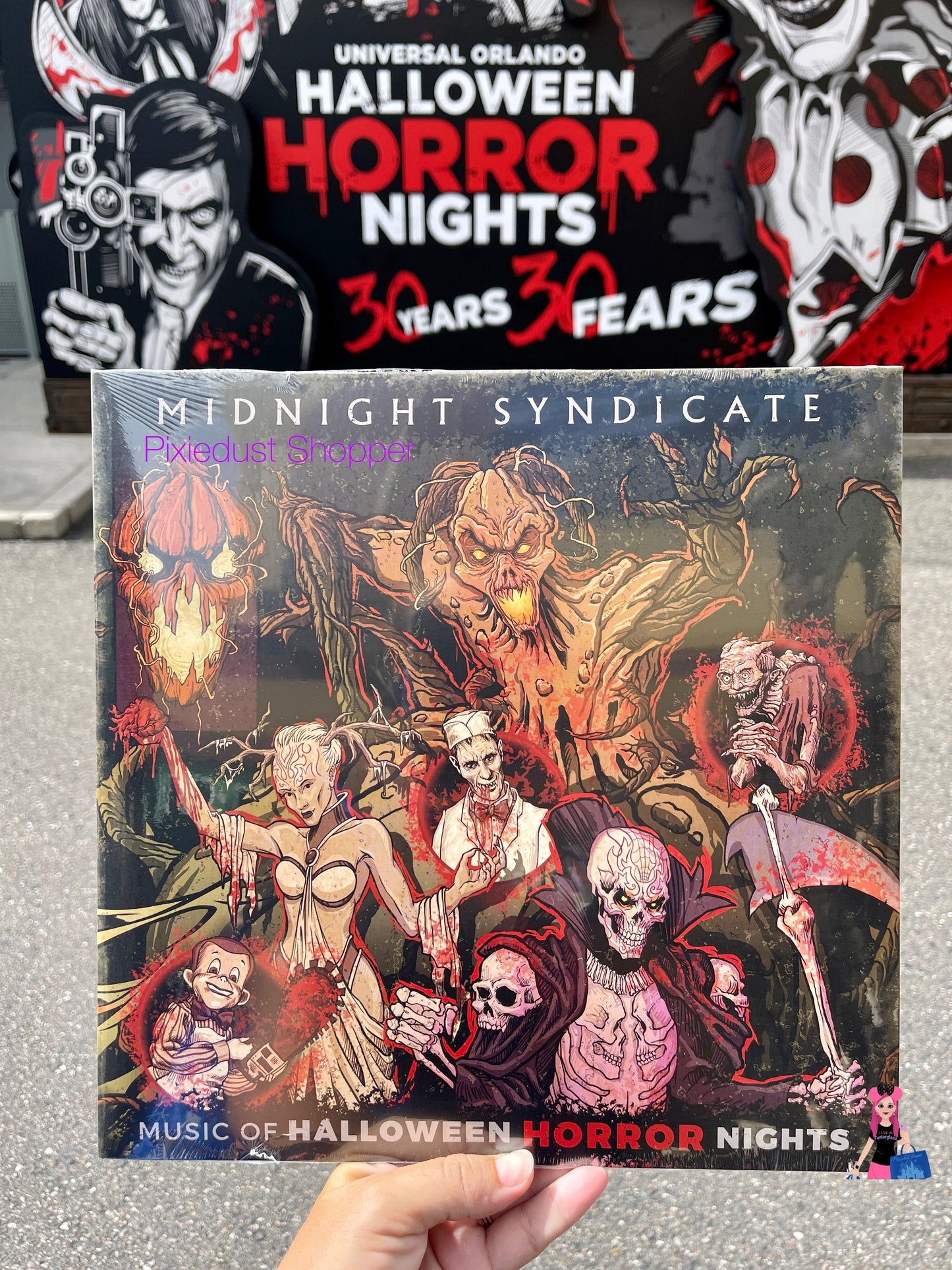 Universal Studios Halloween Horror Nights 2021  Vinyl Record-LE - World of Treasures