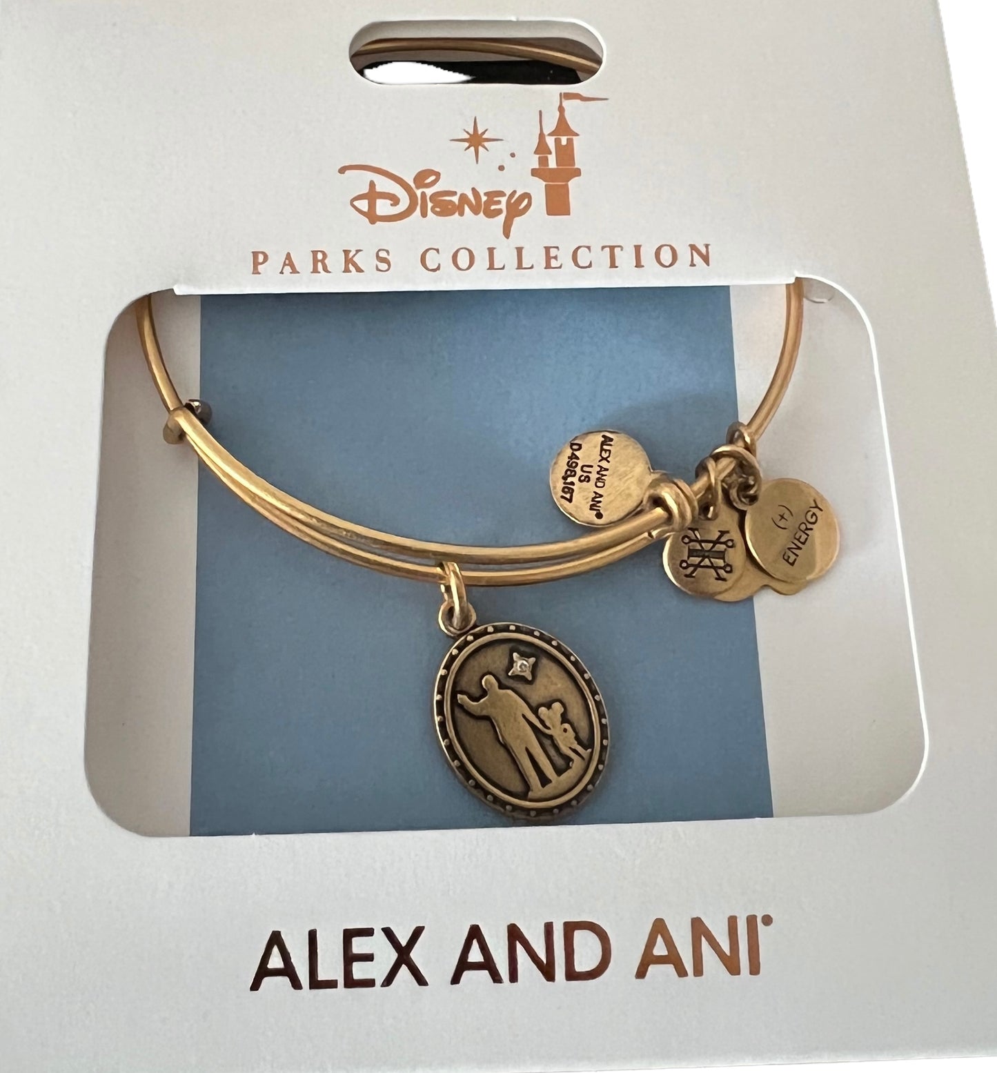 Disney Mickey and Walt Partners Alex & Ani Bangle Bracelet