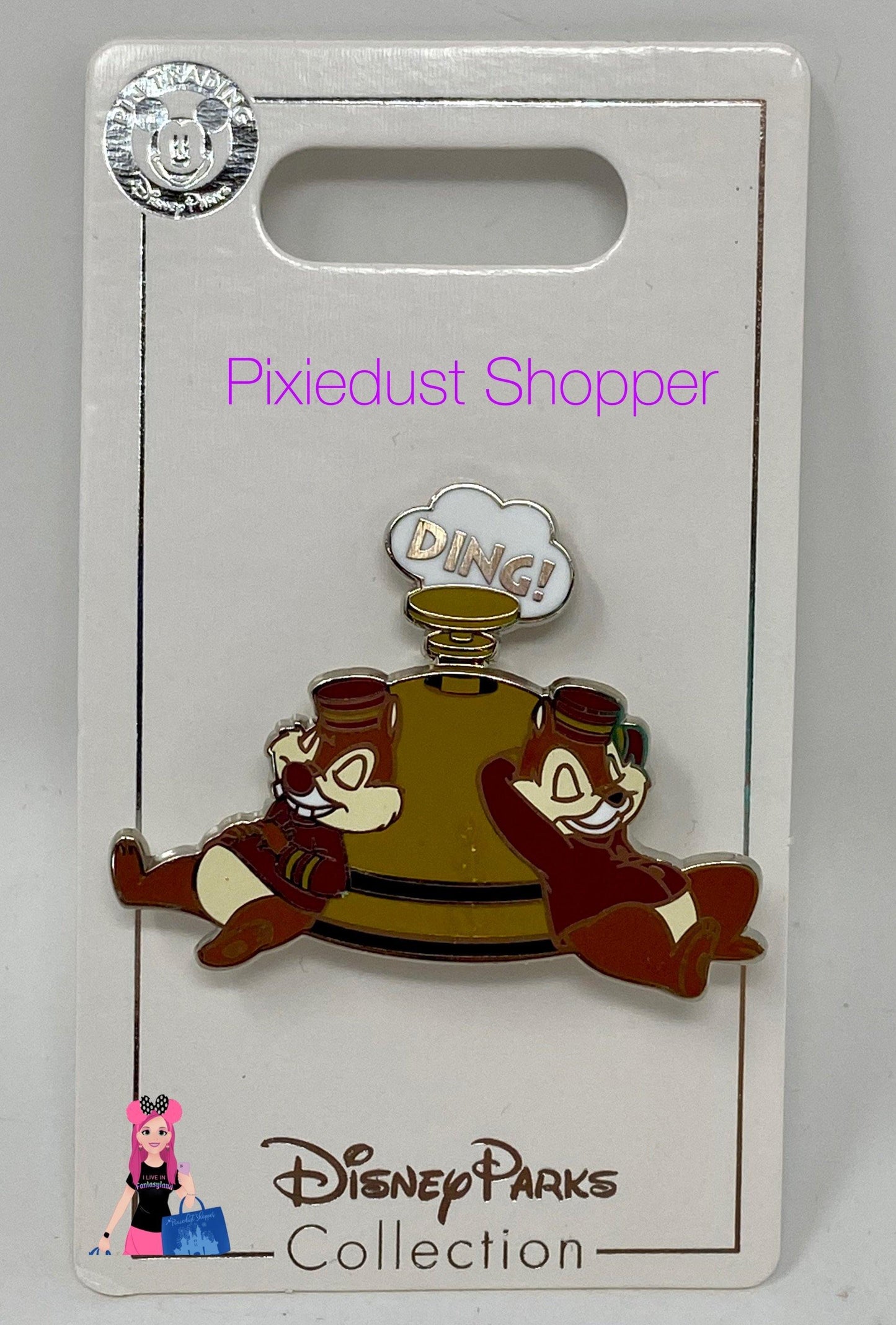 Disney Chip and Dale Bellhop Tower of Terror Pin - World of Treasures