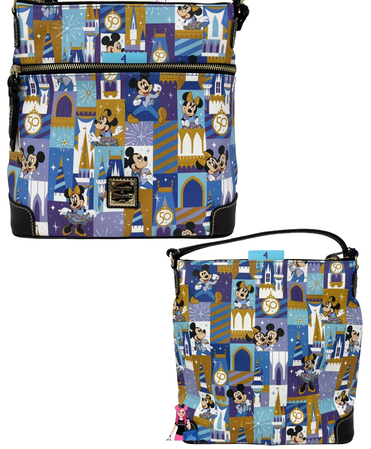 Walt Disney World 50th Anniversary Dooney & Bourke Crossbody Purse