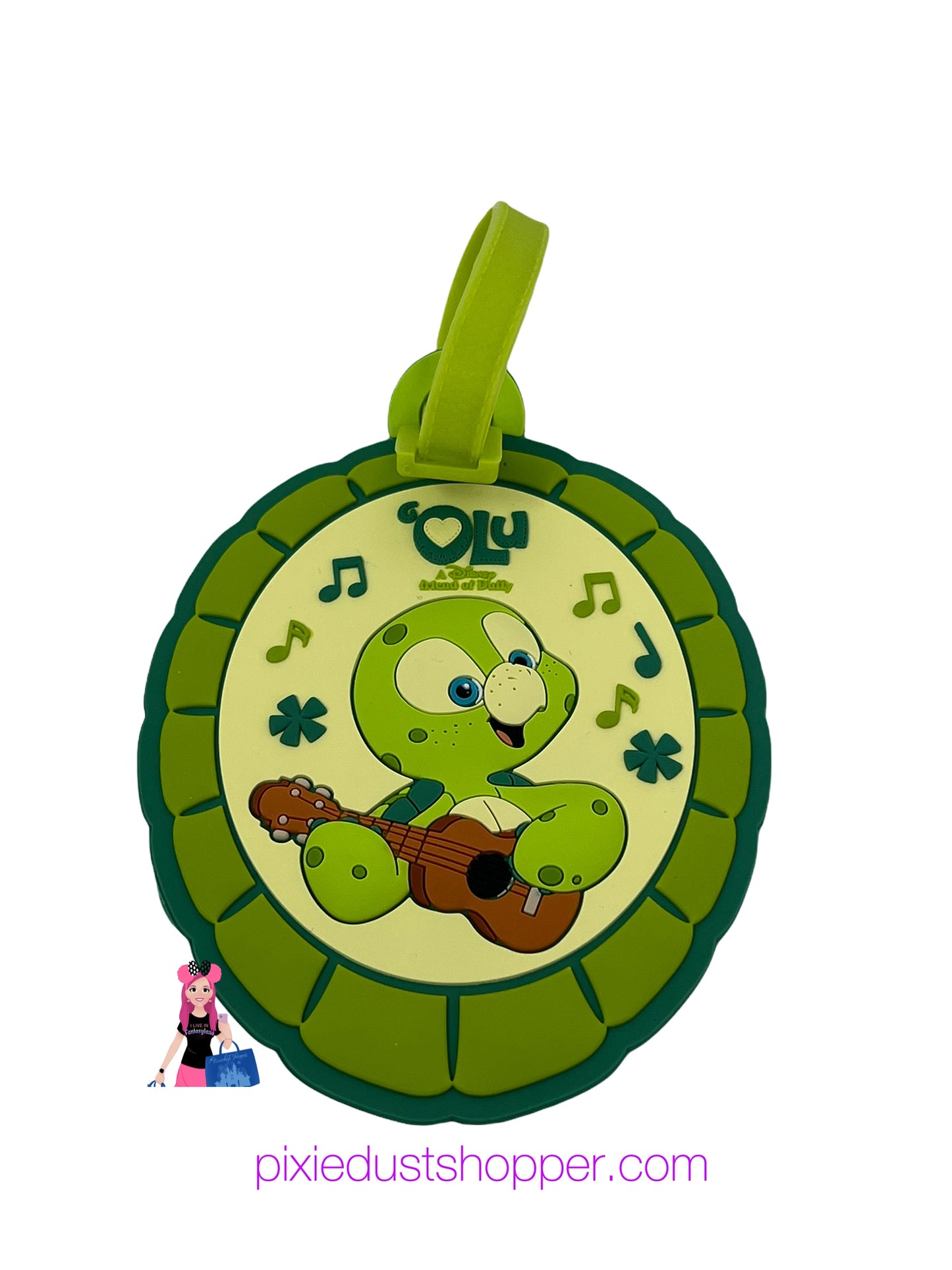 Disney Aulani Olu Rubber Luggage Tag