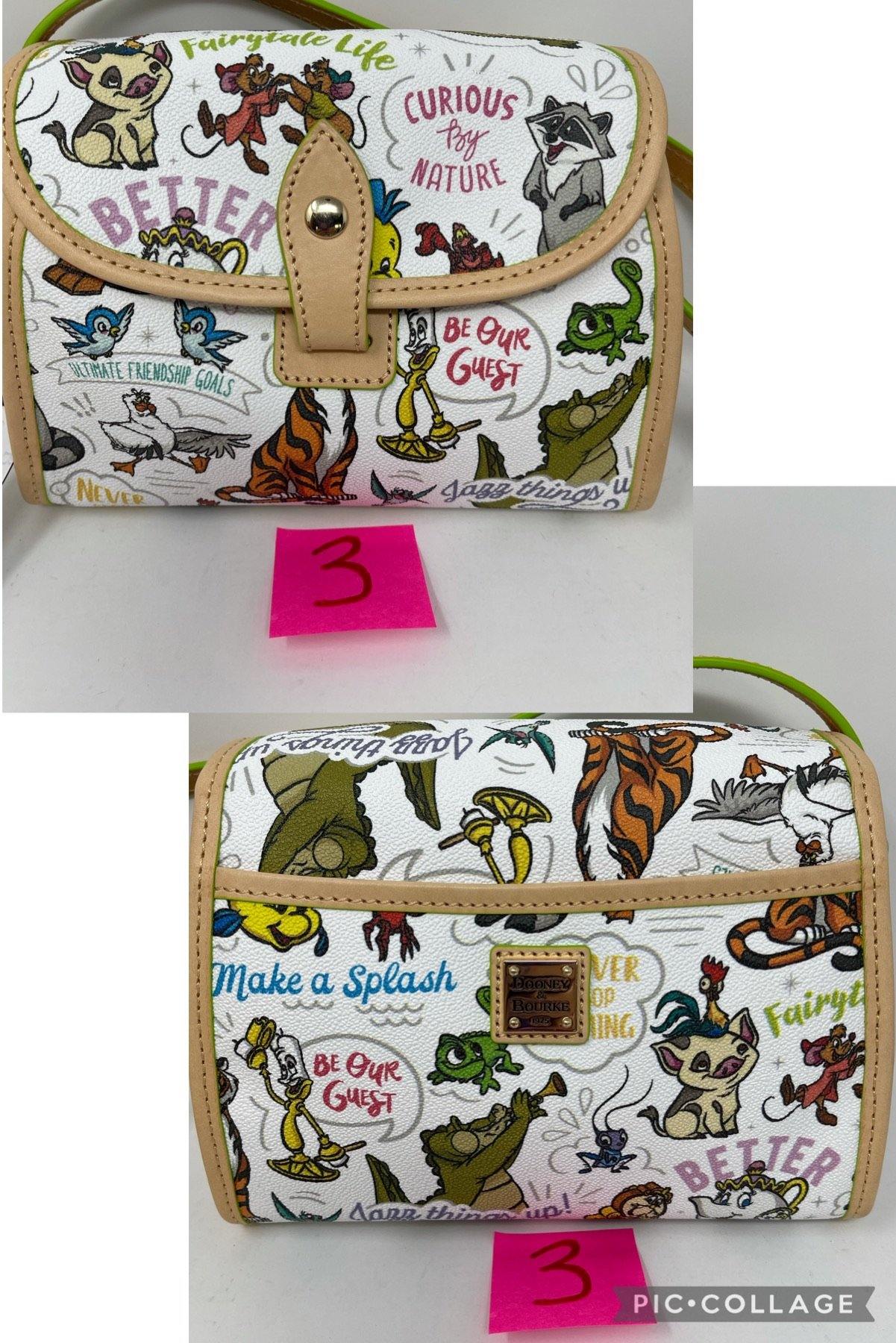 Disney Sidekicks Dooney & Bourke Flap Crossbody Bag Purse - World of Treasures