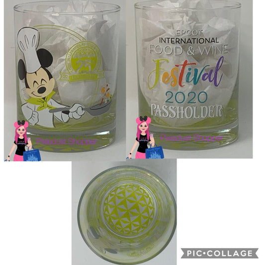 Disney Epcot Food and Wine Festival 2020 Mickey Rocks Glass - World of Treasures