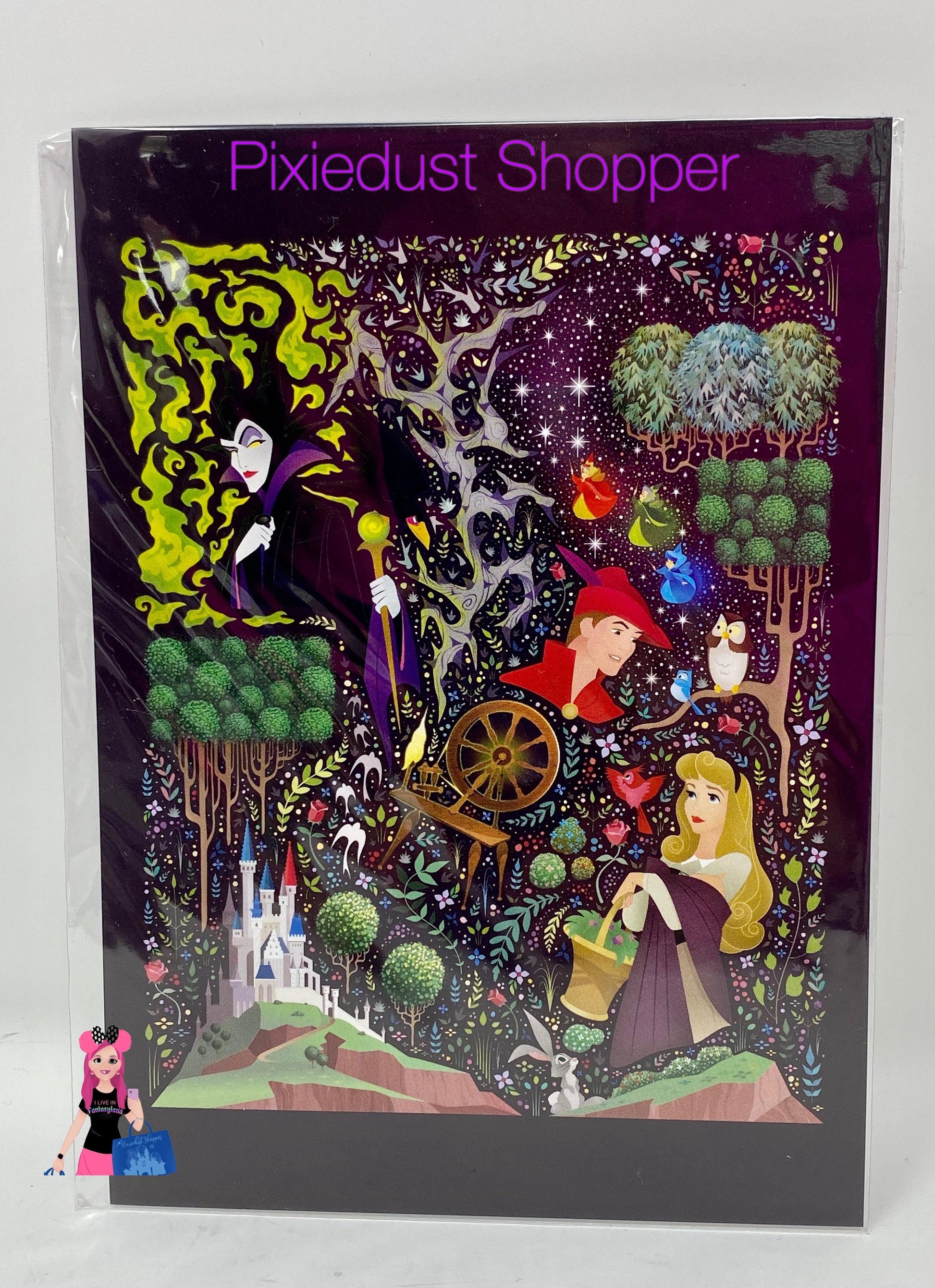 Disney Festival of Arts "Sleeping Beauty" by Jason Ratner 5X7" POSTCARD - World of Treasures