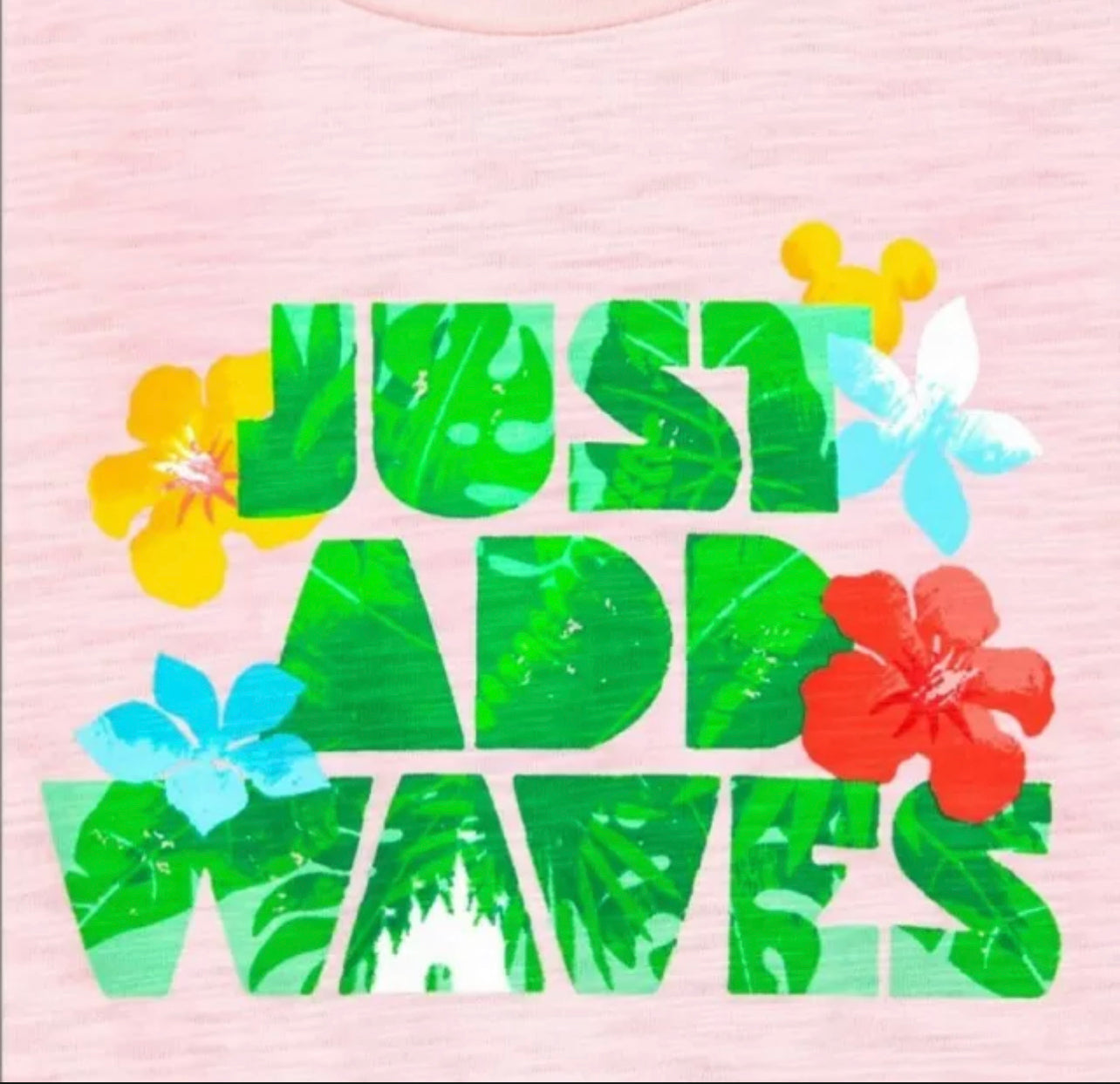 Disney Just Add Waves Tropical Tank Shirt