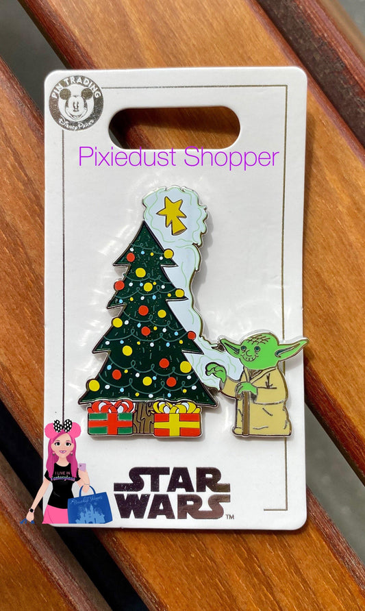 Disney Star Wars Yoda Holiday Pin - World of Treasures