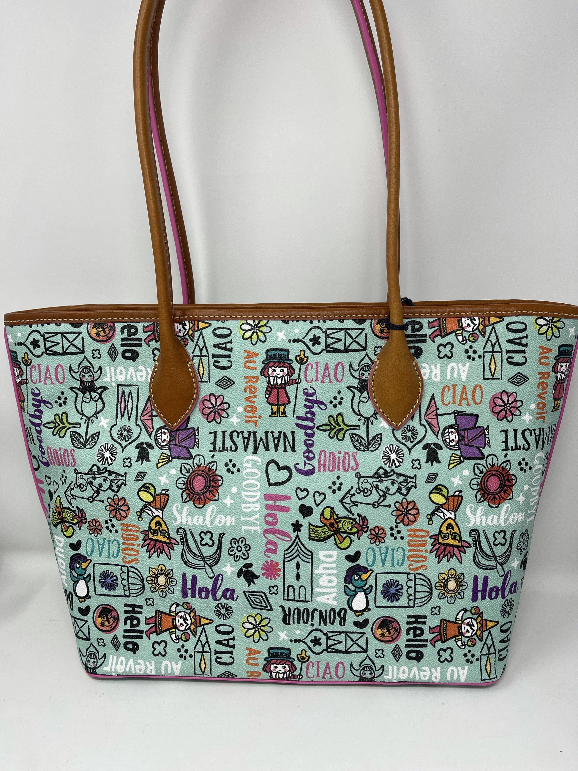 Disney It’s a Small World Dooney & Bourke Tote Bag Purse - World of Treasures